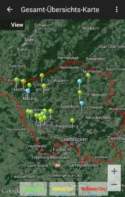 Wandern und Radfahren im Saarland Lite android App screenshot 5